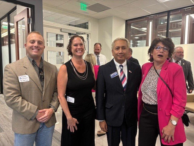 #3 – Giovanni Catanzaro, Deputy Regional Director for Ted Cruz, Georgiana Bustos staff for Hava Johnston, Tony Adams, candidate HD 61, and H