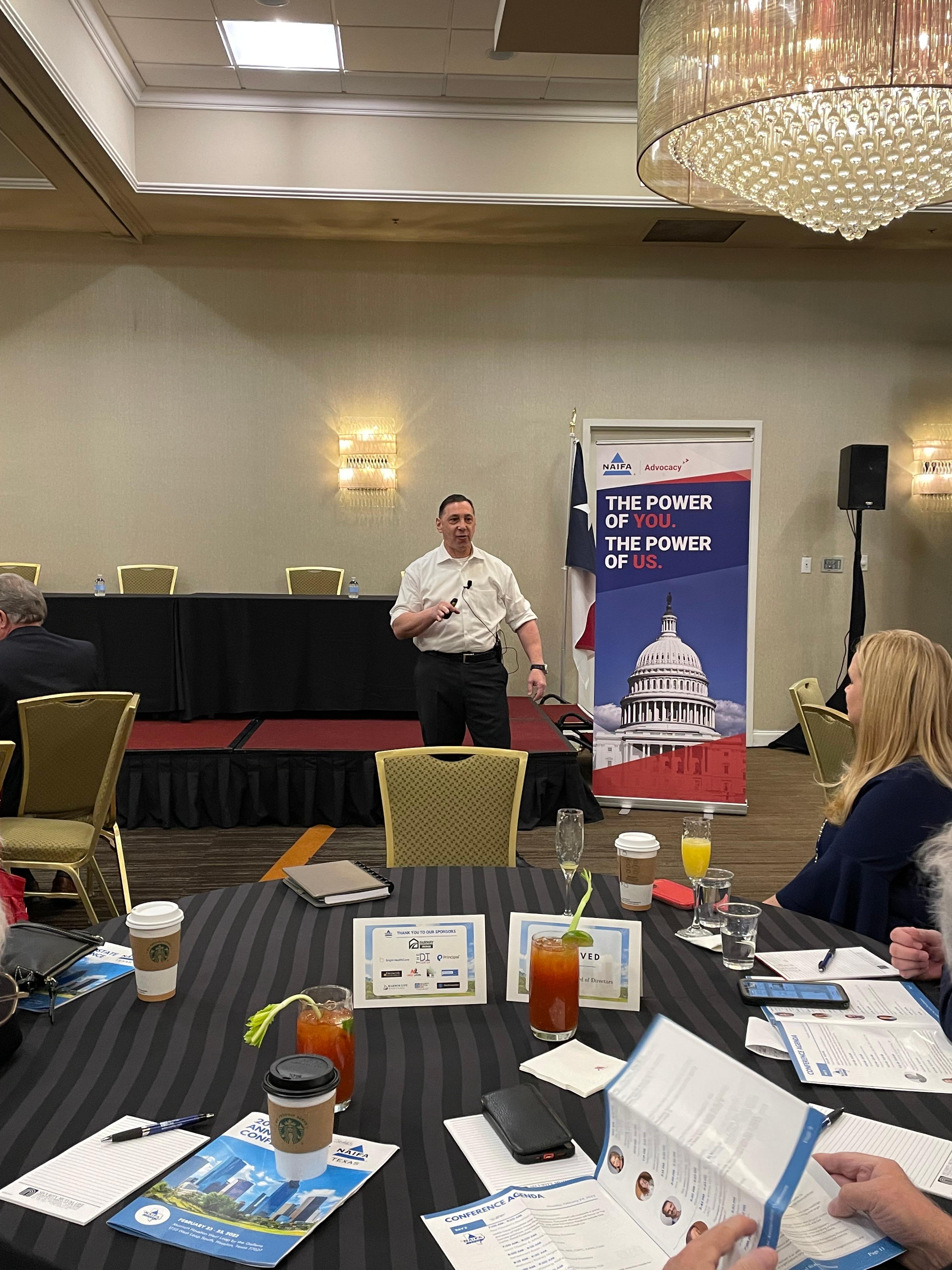 Speaker Mike Goldberg