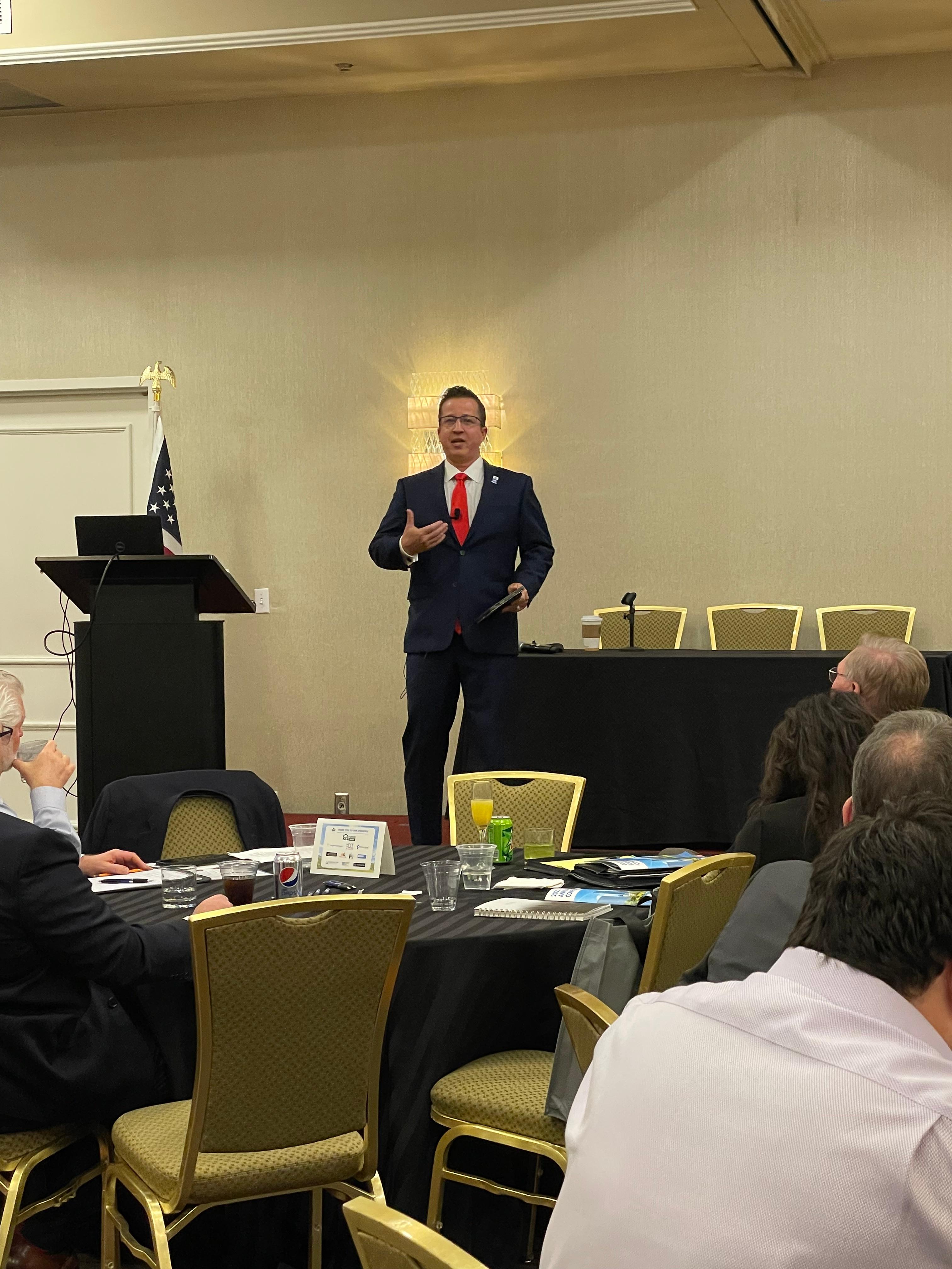 Speaker Rick Demko