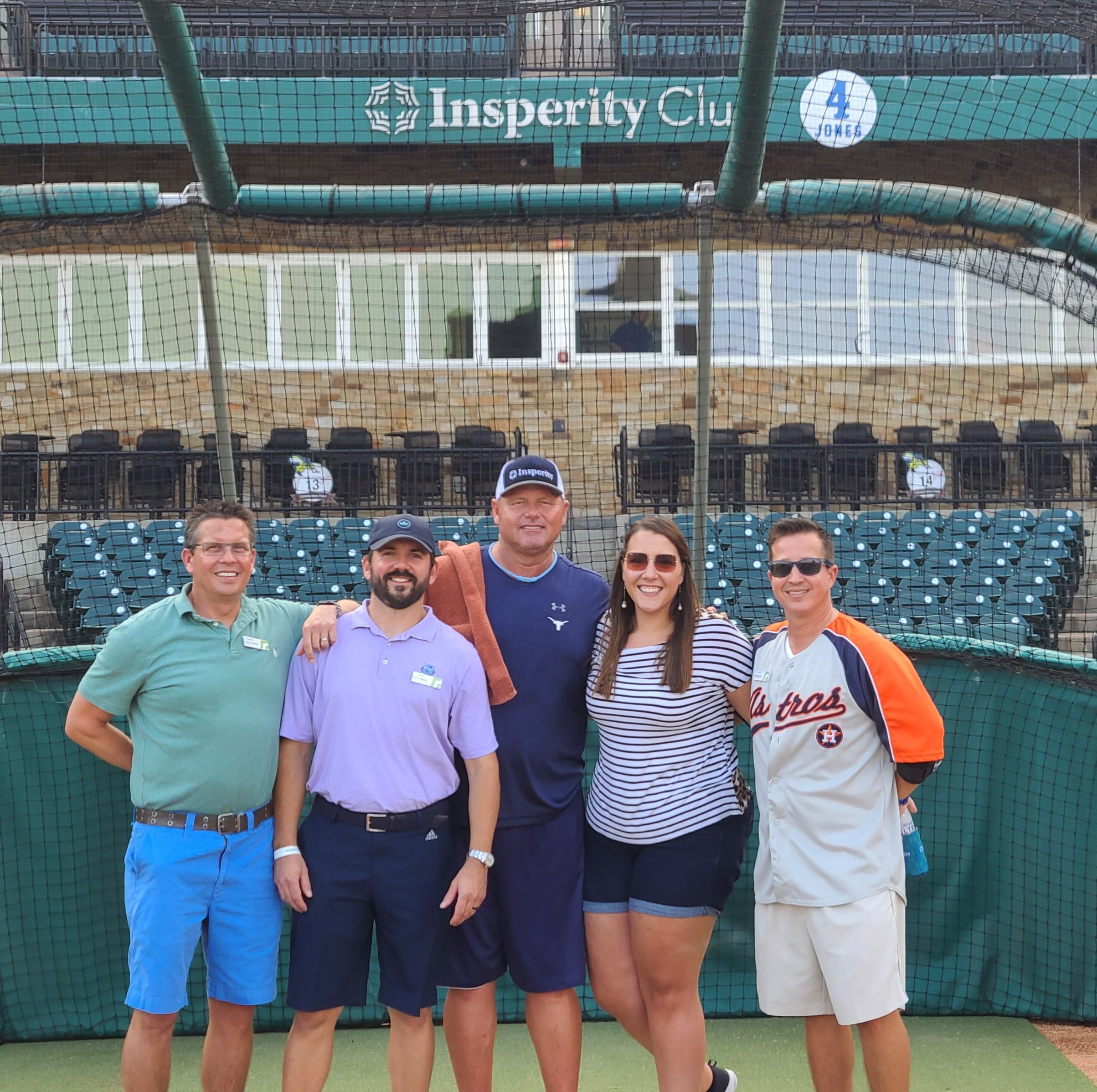 Houston leadership with Roger Clemens at Insperity Event